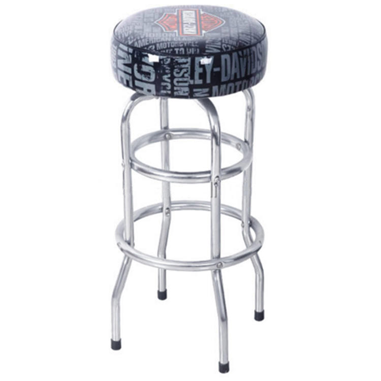 Round Modern Swivel Bar Stool Bar Chair