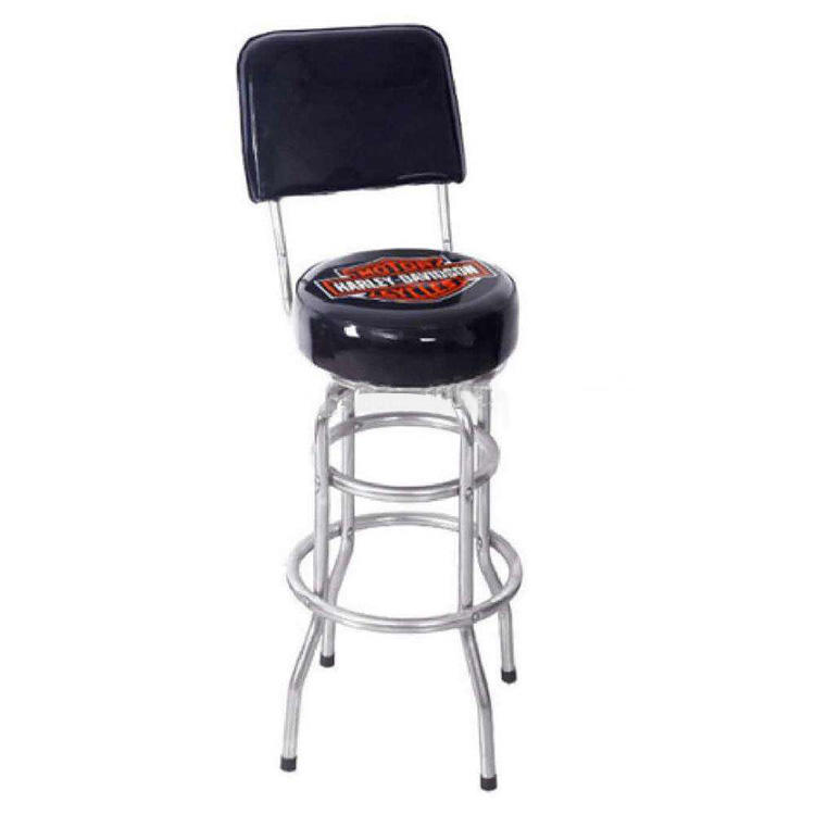 Modern Bar Stool Chair with Backrest