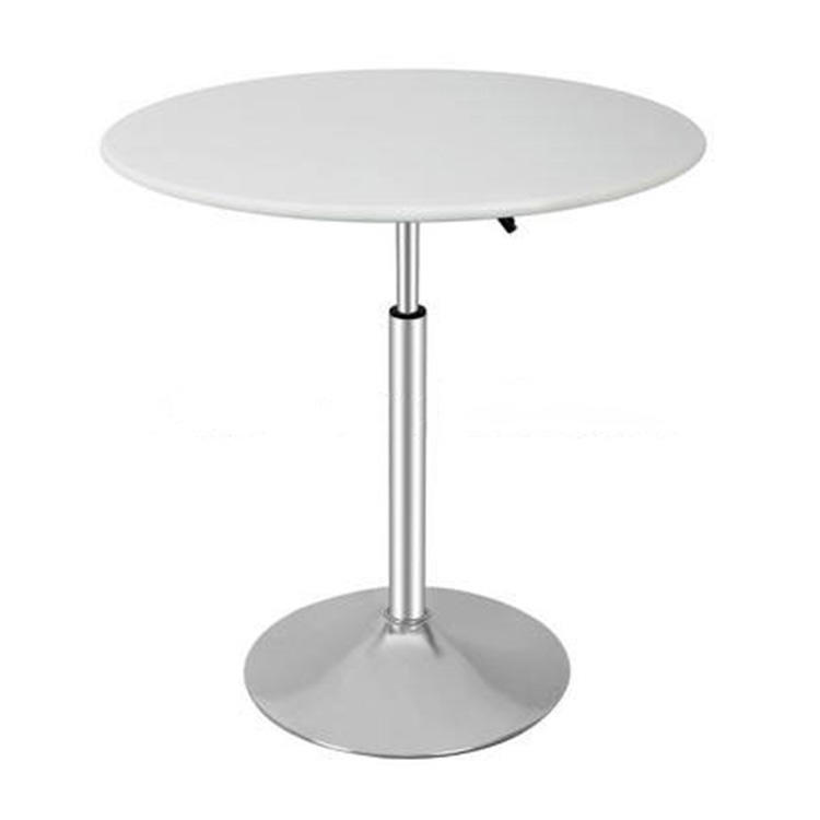 Adjustable Height Round Coffee Bar Table