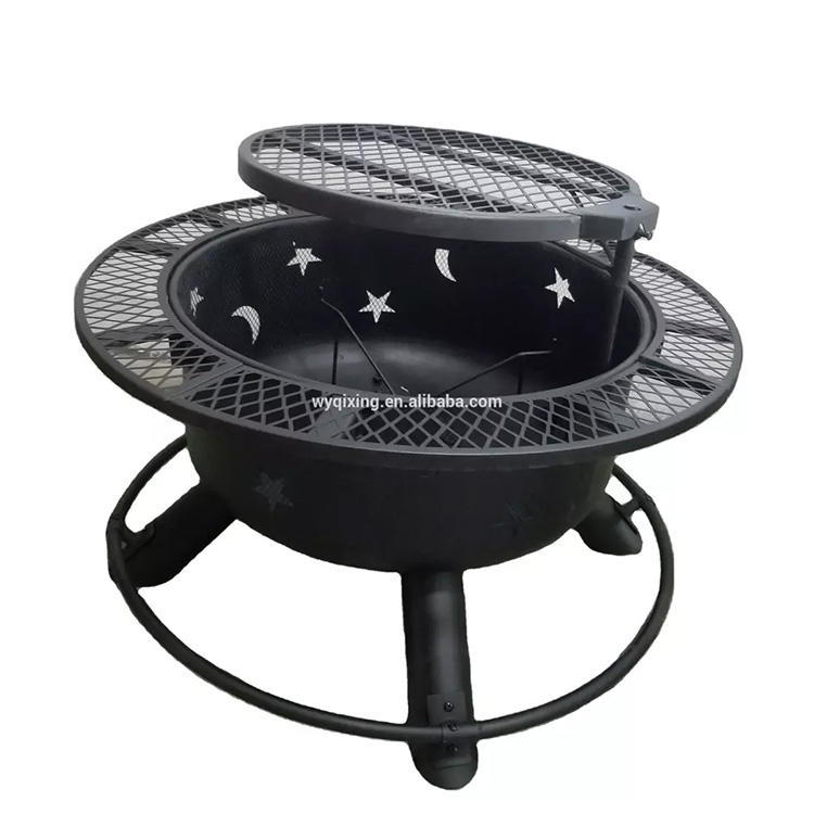 Fire Pit Outdoor Heating Table Patio BBQ Grill