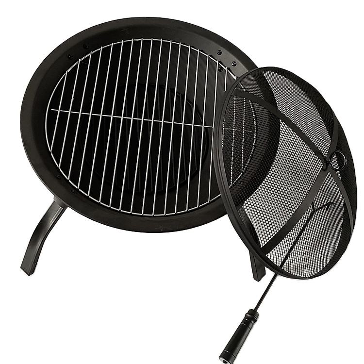 Outdoor Easy To Carry Foldable Charcoal Heating Fire Pit