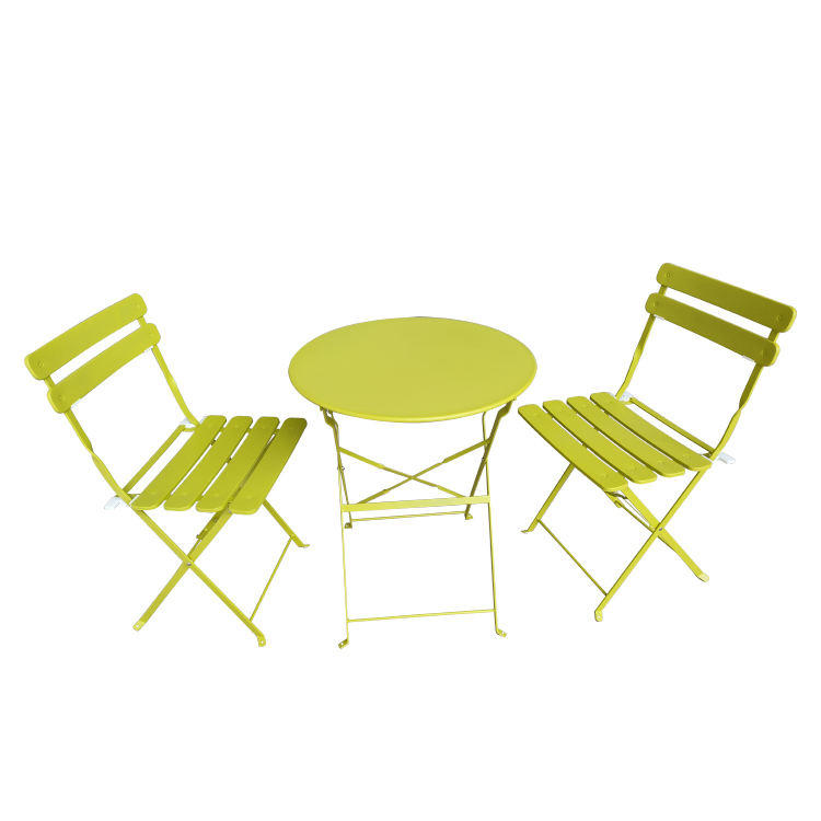 Outdoor Folding Round Table And Chair Set